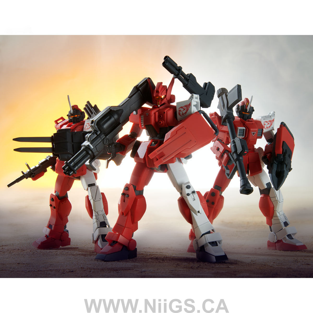 LIMITED Premium Bandai HG 1/144 RED GIANT 03rd MS TEAM SET