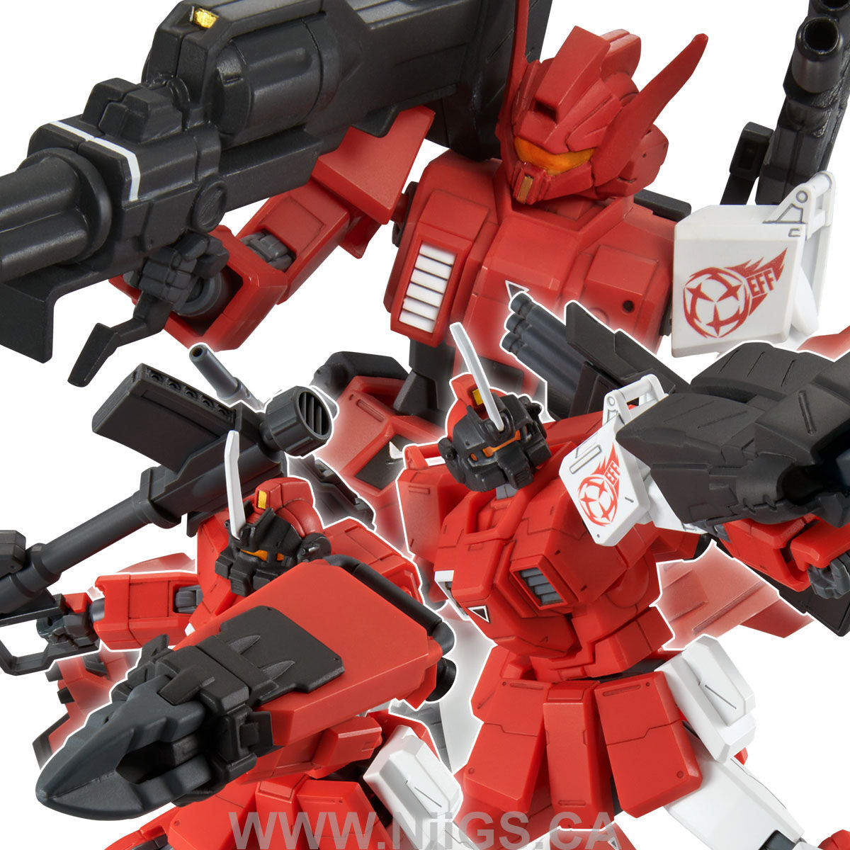 LIMITED Premium Bandai HG 1/144 RED GIANT 03rd MS TEAM SET