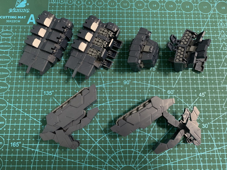 BW Model MG 1/100 Heavyarm Igel Equipment Add-on pack