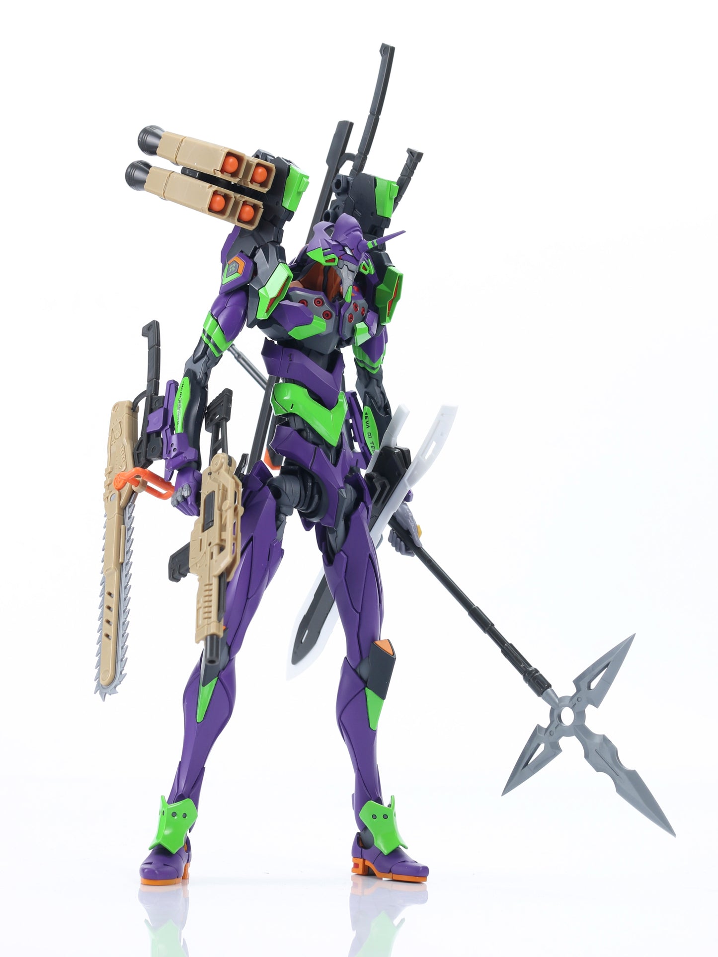 EW RG/HG 1/144 Evangelion General Weapon Set And Cross Storage Rack
