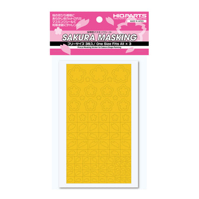 HiQ Parts Pre-cut Masking for Sakura Shape Painting (3pcs)