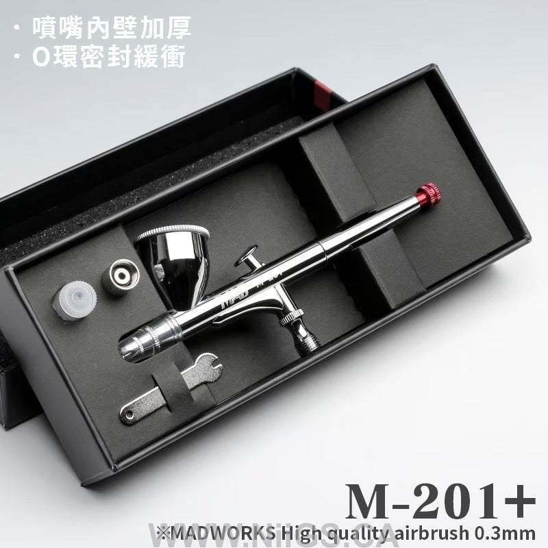 MADWORKS M201+ HIGH QUALITY AIRBRUSH 0.3mm Plus