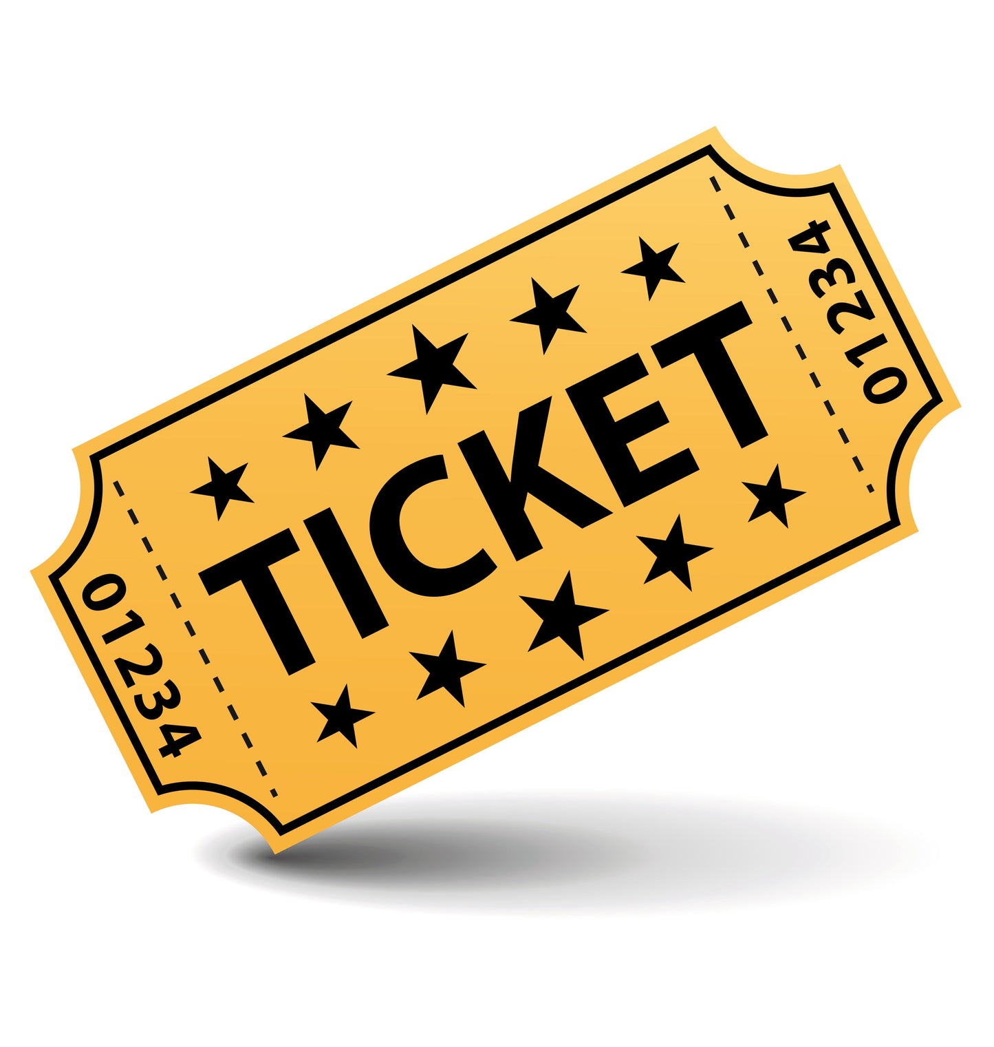 Fake Raffle Ticket