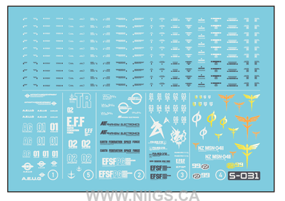 Madworks S31 Etching Parts for Gundam Artifact Series 1