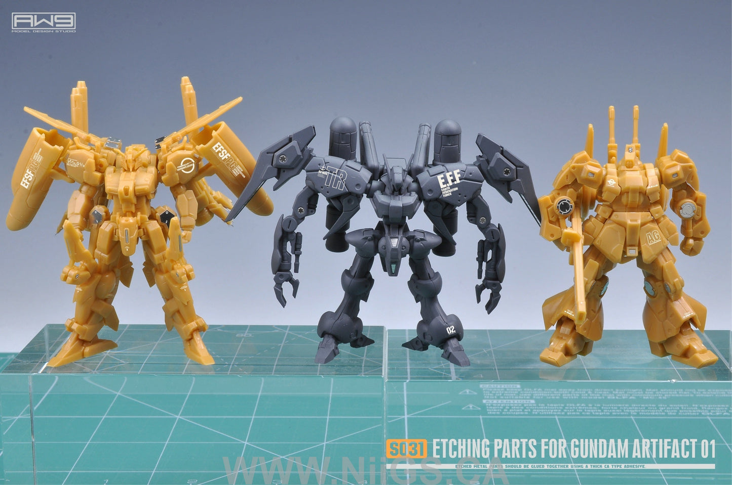 Madworks S31 Etching Parts for Gundam Artifact Series 1