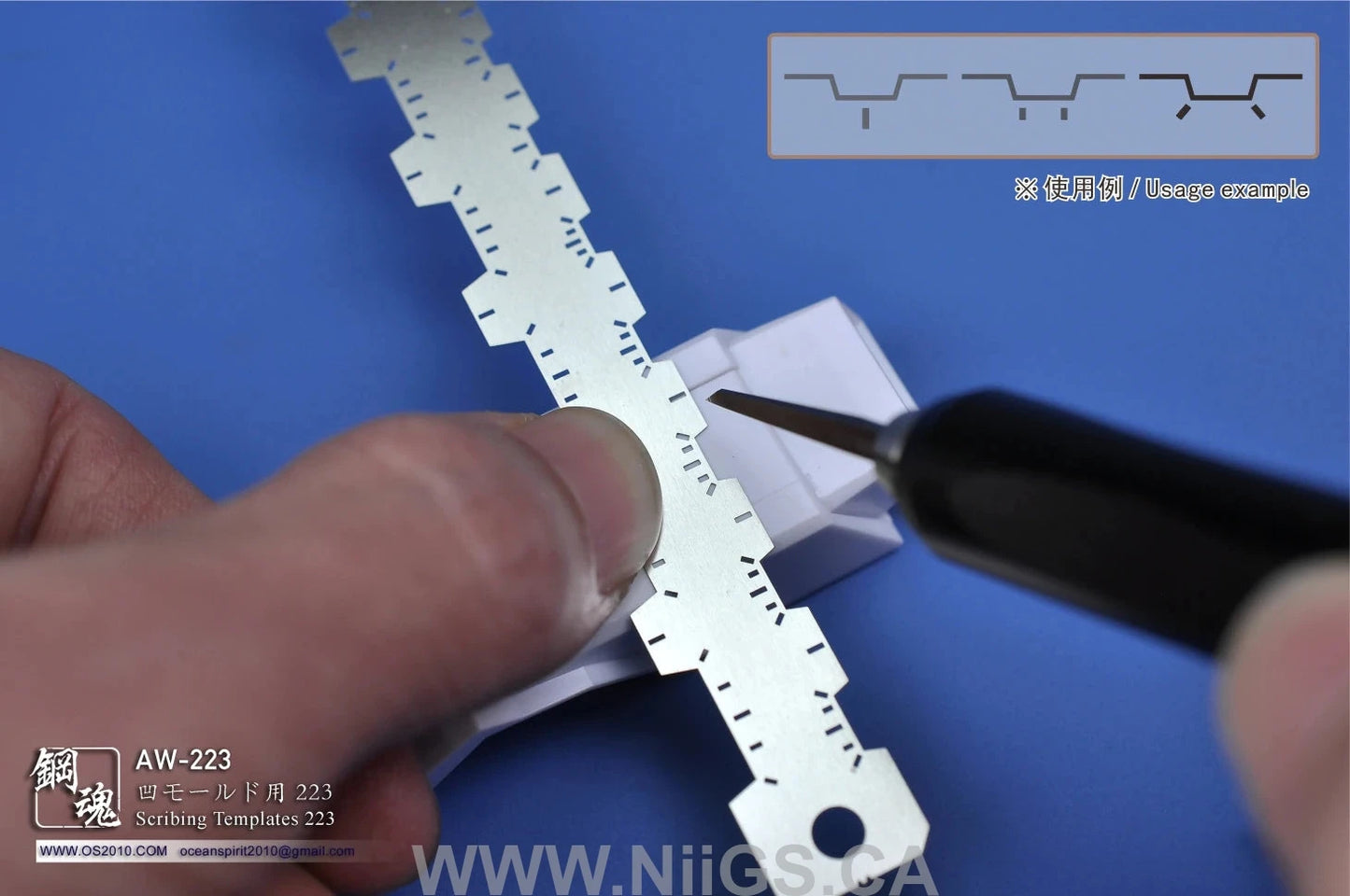 MADWORKS AW-223 SCRIBING TEMPLATES