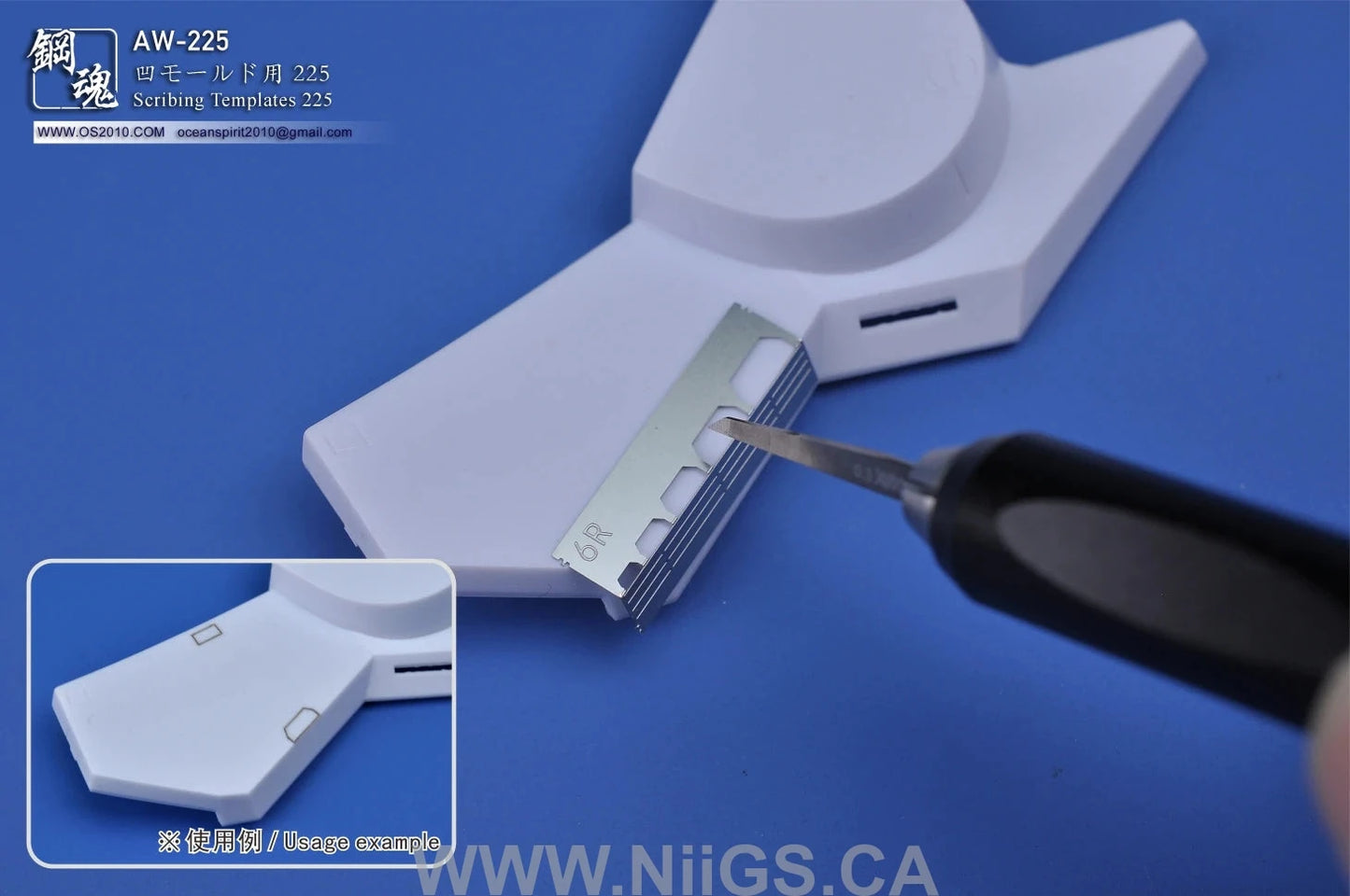 MADWORKS AW-225 SCRIBING TEMPLATES