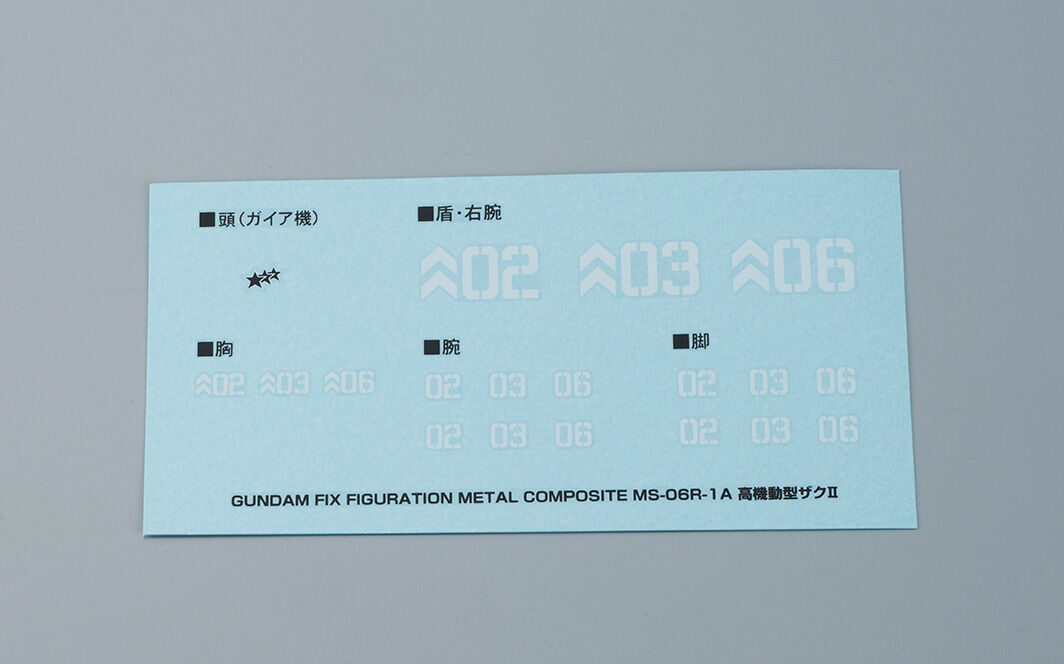 LIMITED GUNDAM FIX FIGURATION METAL COMPOSITE MS-06R-1A High Mobility Type Zaku II