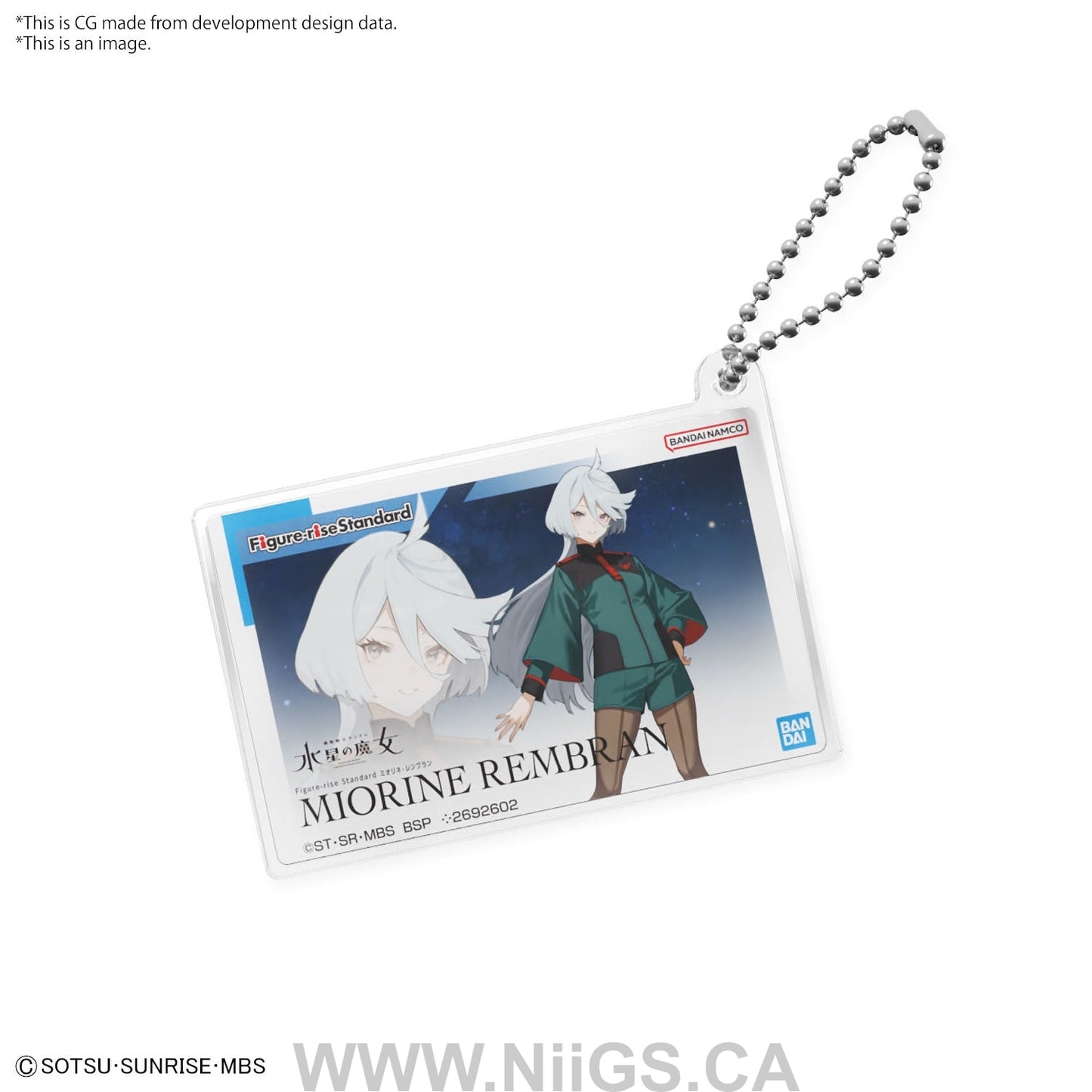 GUNPLA PACKAGE ART ACRYLIC BALL CHAIN