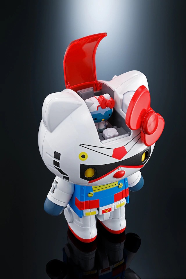 Limited Bandai Chogokin HELLOKITTY RX78-2 & Char's Zaku set