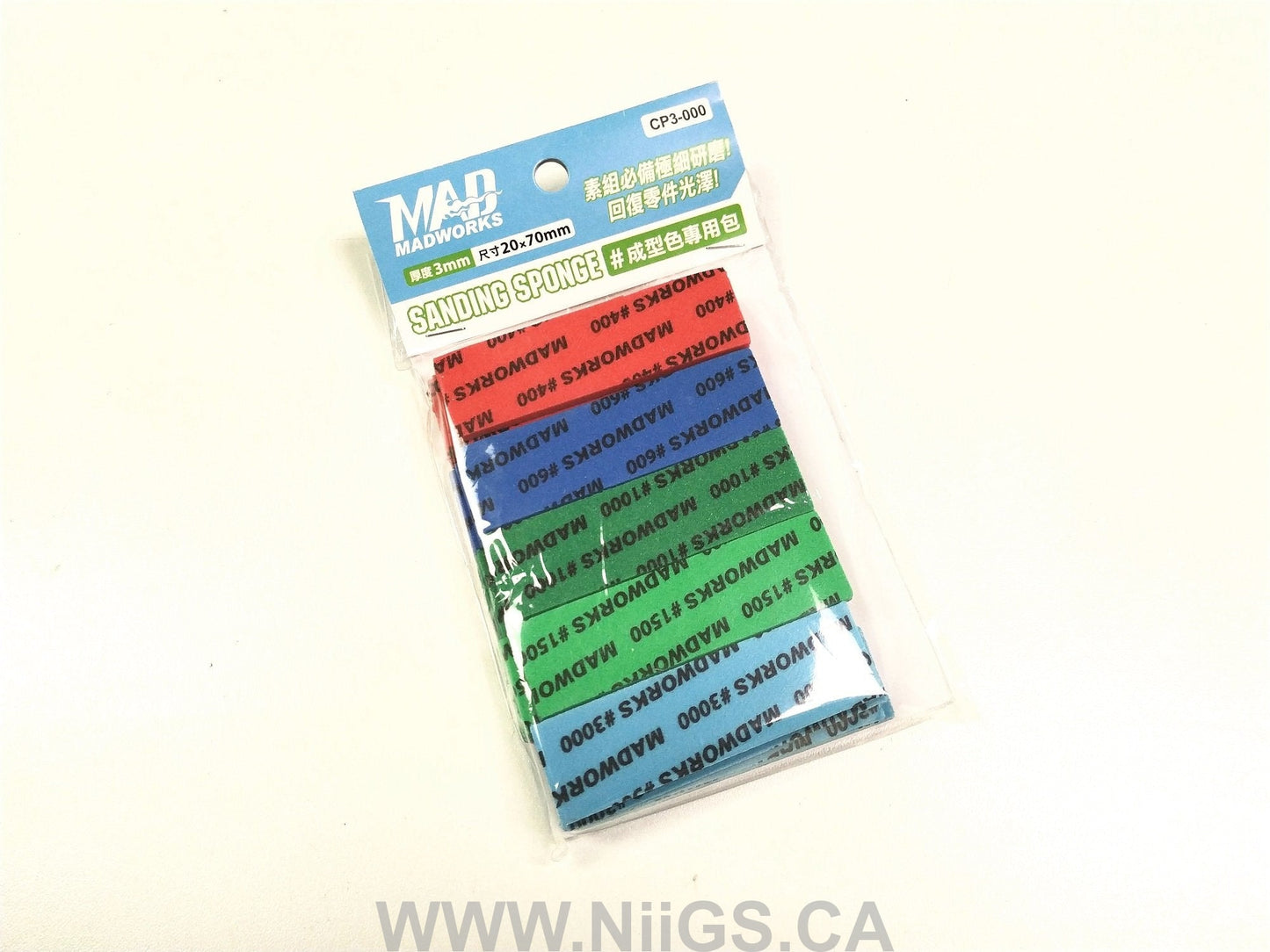 Madworks CP3-000 3mm Sanding Sponges