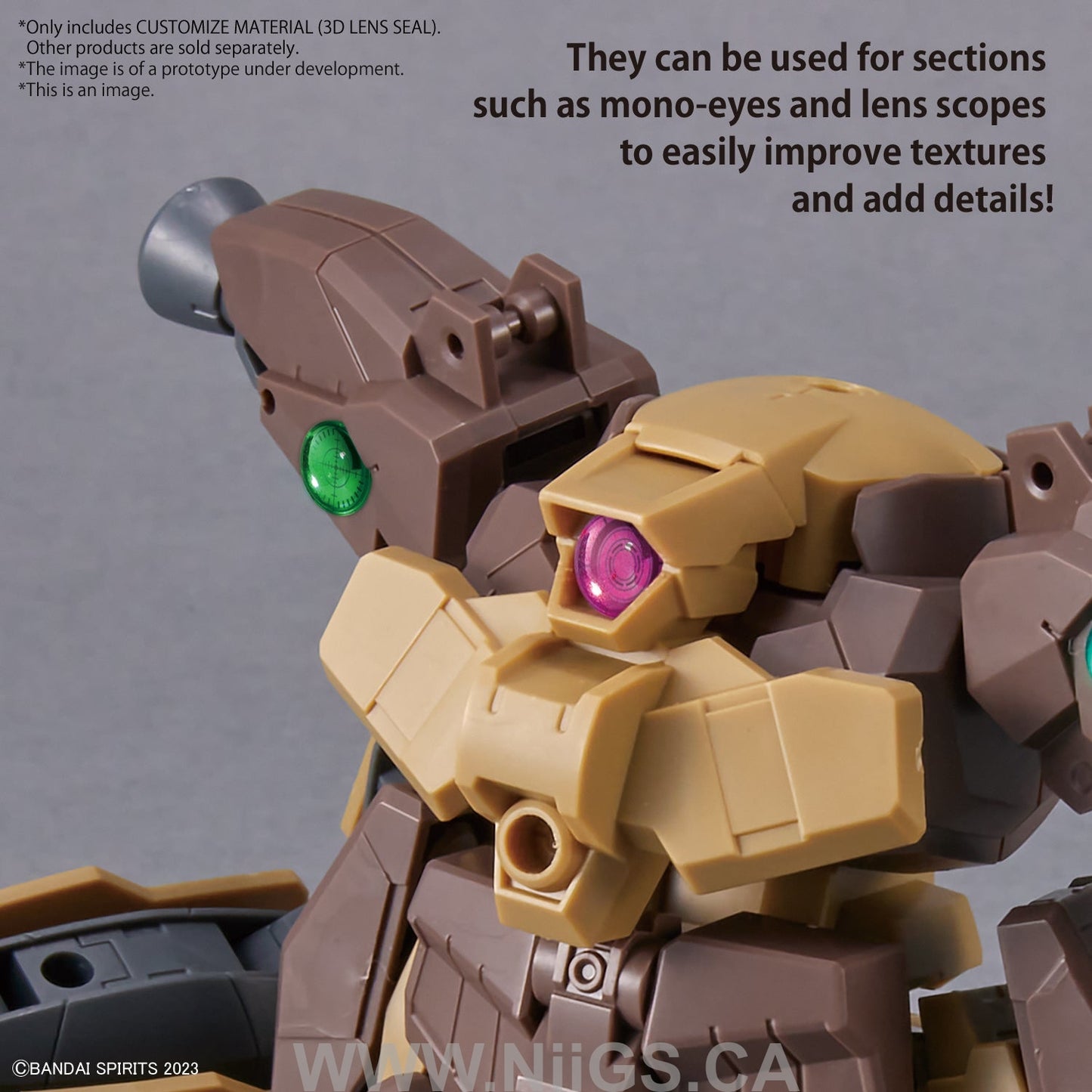30MM CUSTOMIZE MATERIAL (3D LENS SEAL)