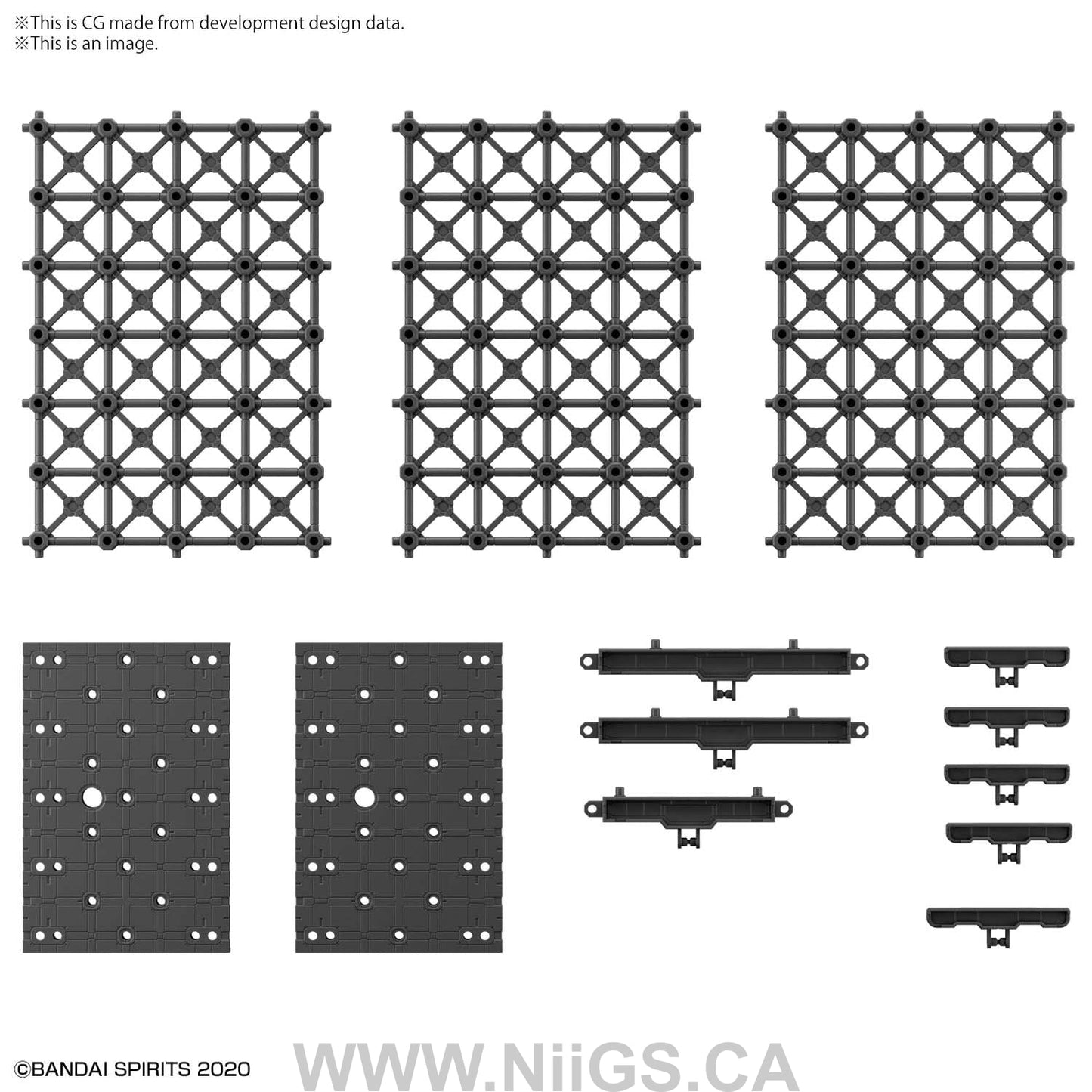BANDAI HOBBY CUSTOMIZE SCENE BASE (TRUSS BASE Ver.)