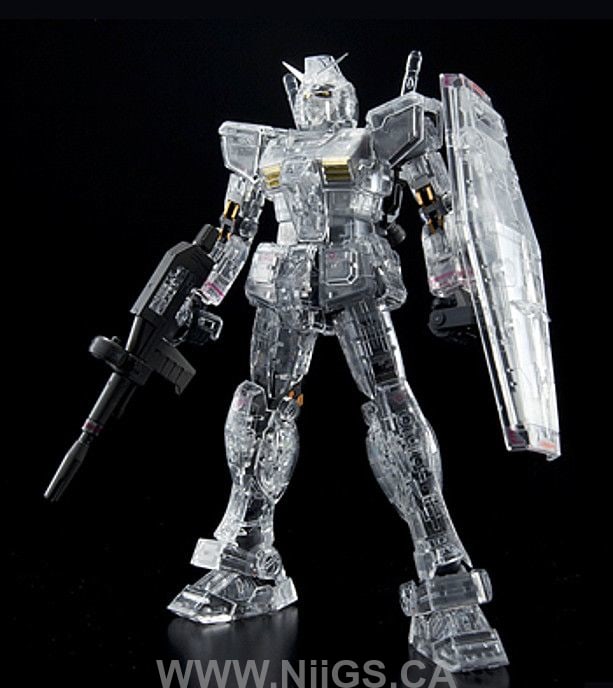 LIMITED RG 1/144 RX-78-2 GUNDAM MECHANICAL CLEAR VER.