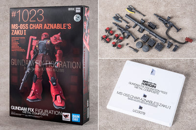 LIMITED BANDAI SPIRITS GUNDAM FIX FIGURATION METAL COMPOSITE 機動戦士ガンダムTHE ORIGIN MS-05S ザクI(シャア専用機)