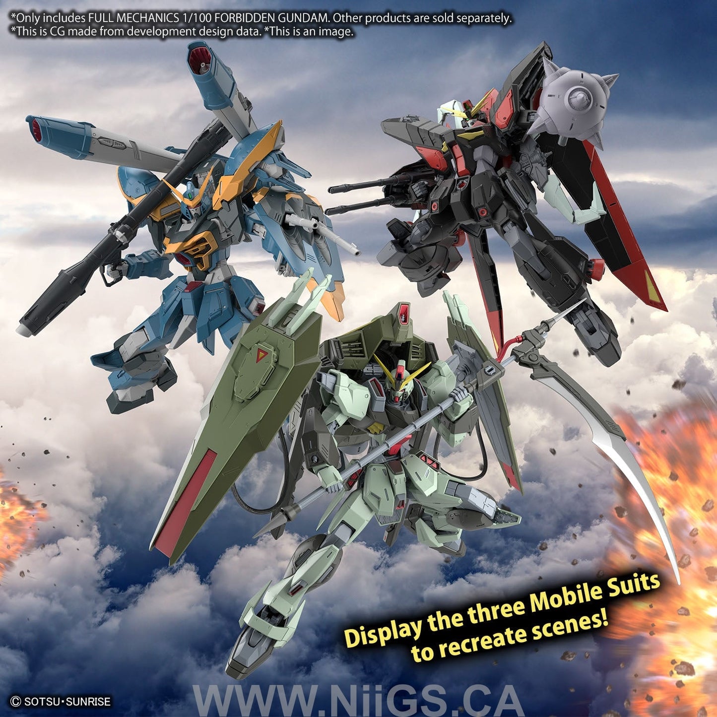 BANDAI HOBBY FULL MECHANICS 1/100 FORBIDDEN GUNDAM