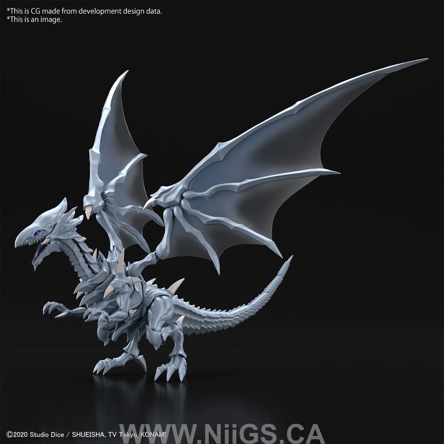 BANDAI Hobby Figure-rise Standard Amplified Blue-Eyes White Dragon