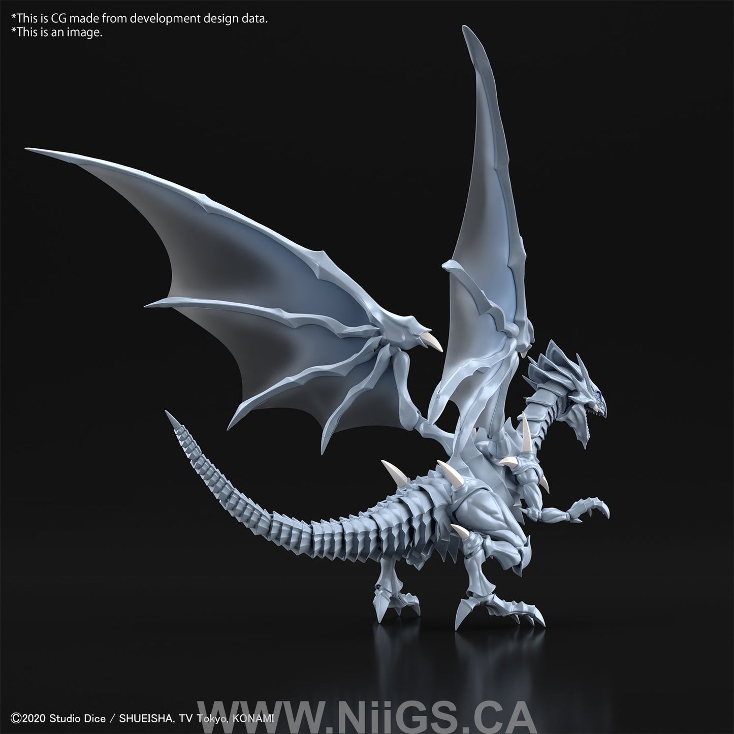BANDAI Hobby Figure-rise Standard Amplified Blue-Eyes White Dragon