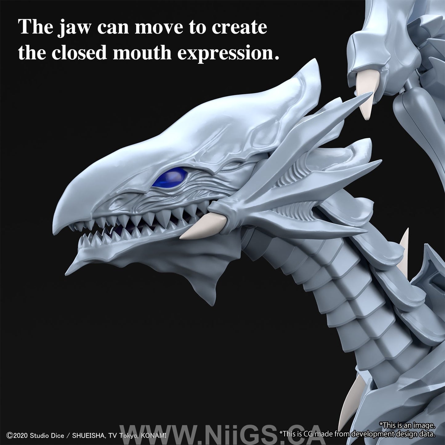 BANDAI Hobby Figure-rise Standard Amplified Blue-Eyes White Dragon