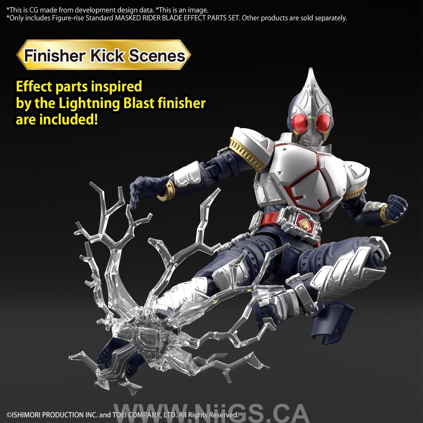 Figure-rise Standard MASKED RIDER BLADE EFFECT PARTS SET
