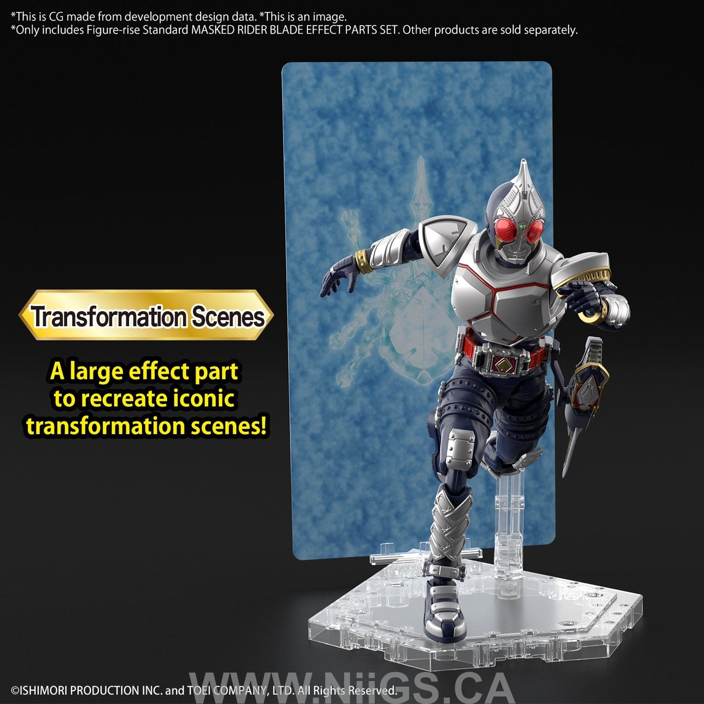 Figure-rise Standard MASKED RIDER BLADE EFFECT PARTS SET