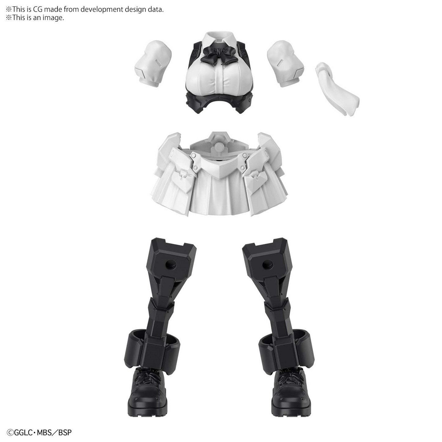 GIRL GUN LADY & 30 MINUTES SISTERS COMPATIBLE OPTION PARTS SET