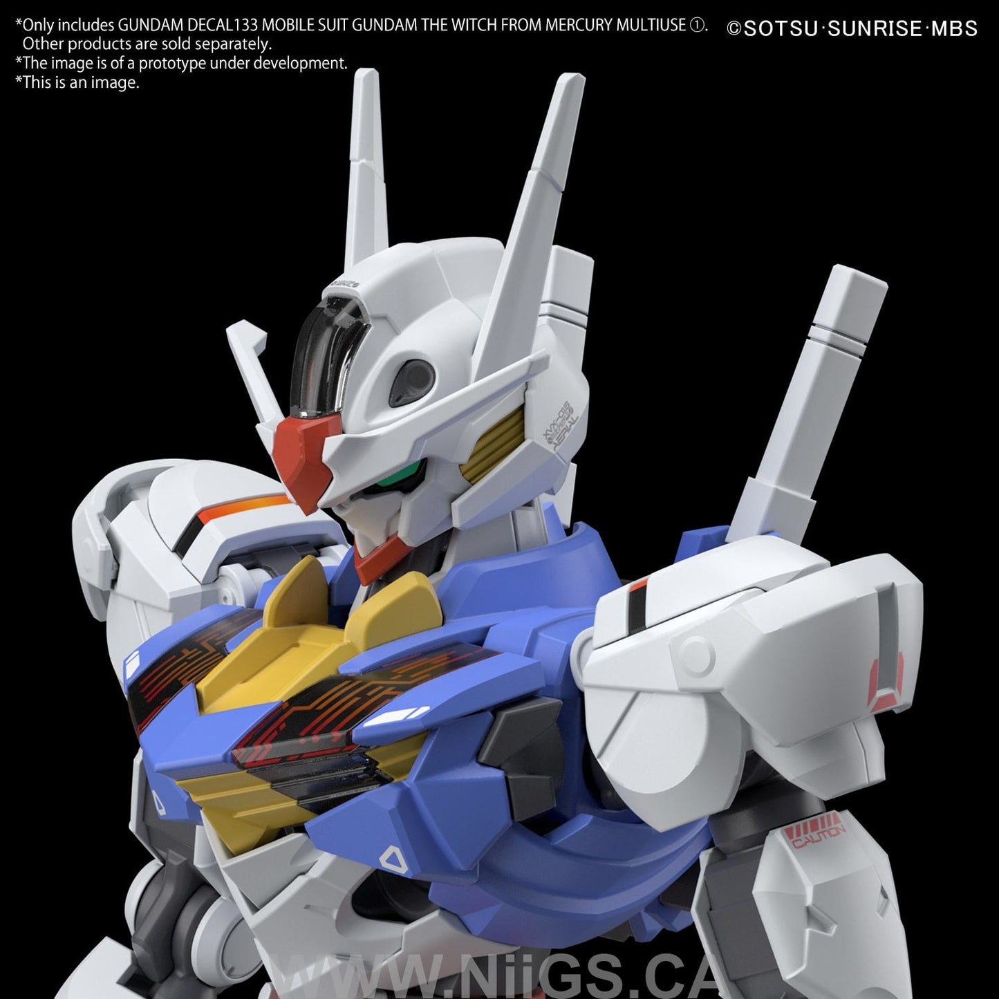 GUNDAM DECAL 133 - MOBILE SUIT GUNDAM THE WITCH FROM MERCURY MULTIUSE 1