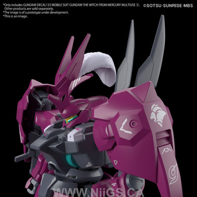 GUNDAM DECAL 135 - MOBILE SUIT GUNDAM THE WITCH FROM MERCURY MULTIUSE 3