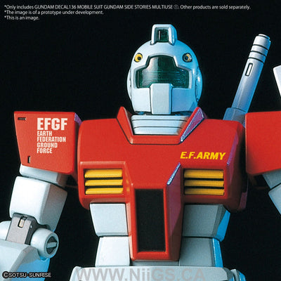 GUNDAM DECAL 136 - MOBILE SUIT GUNDAM SIDE STORIES MULTIUSE 1