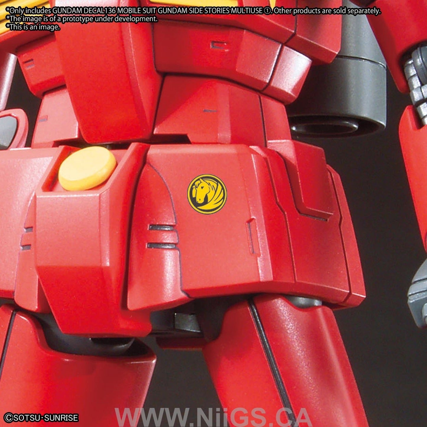 GUNDAM DECAL 136 - MOBILE SUIT GUNDAM SIDE STORIES MULTIUSE 1