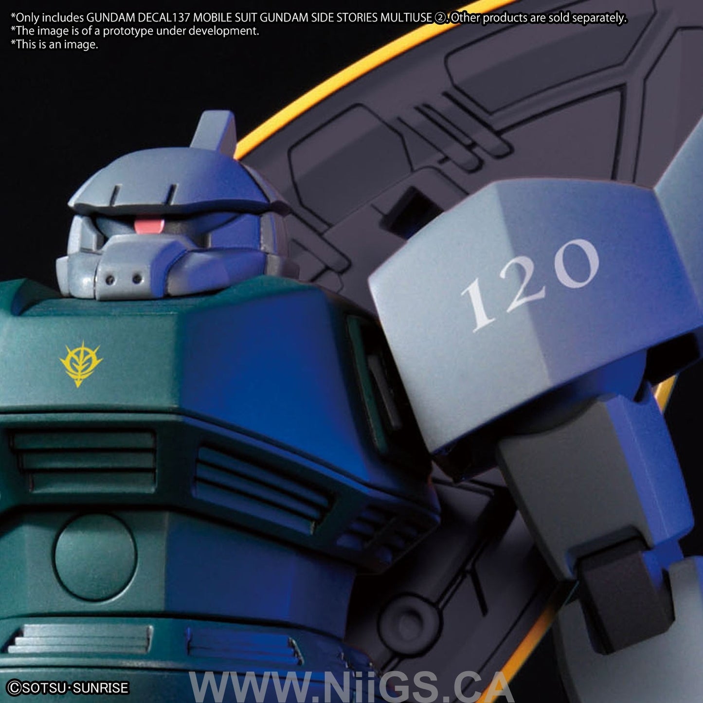GUNDAM DECAL 137 - MOBILE SUIT GUNDAM SIDE STORIES MULTIUSE 2