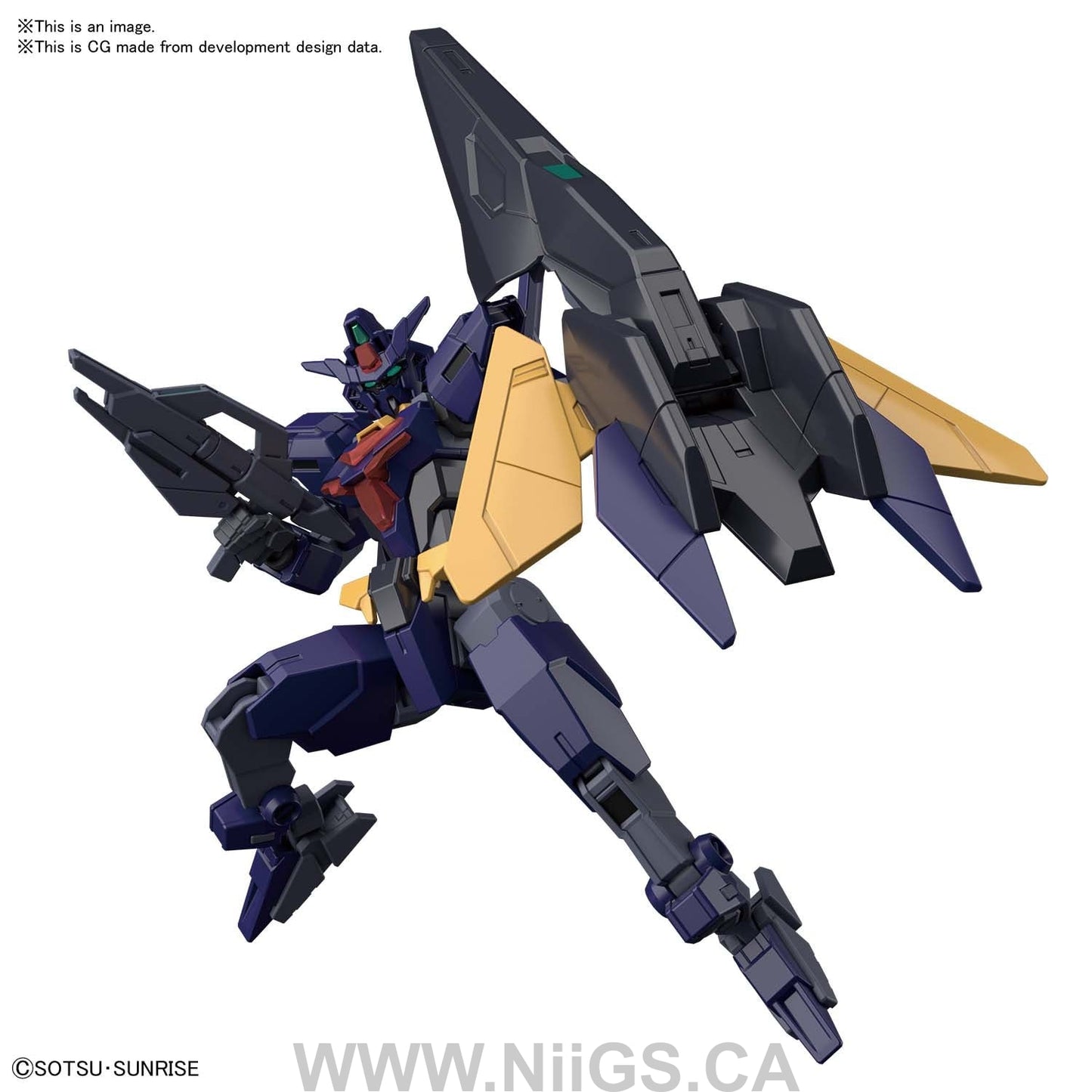 BANDAI Hobby HGBD:R 1/144 CORE GUNDAM II (TITANS COLOR)