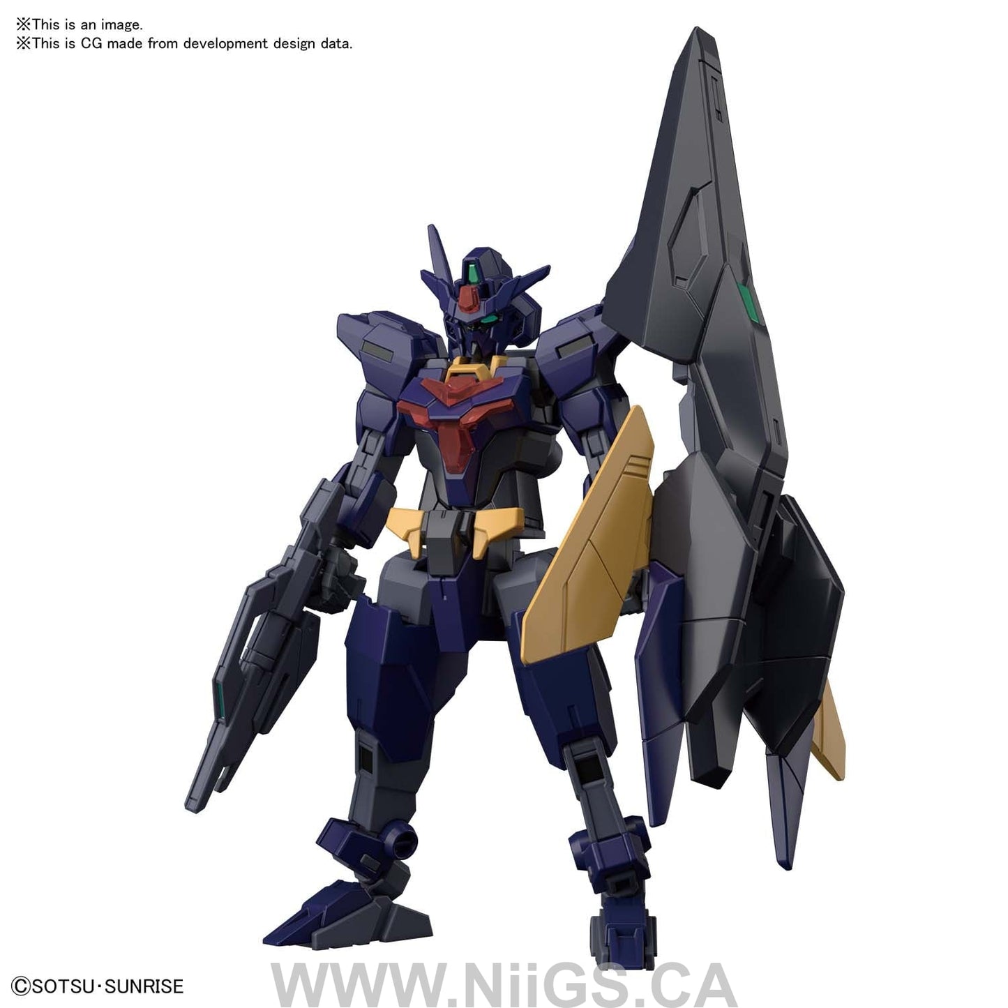 BANDAI Hobby HGBD:R 1/144 CORE GUNDAM II (TITANS COLOR)