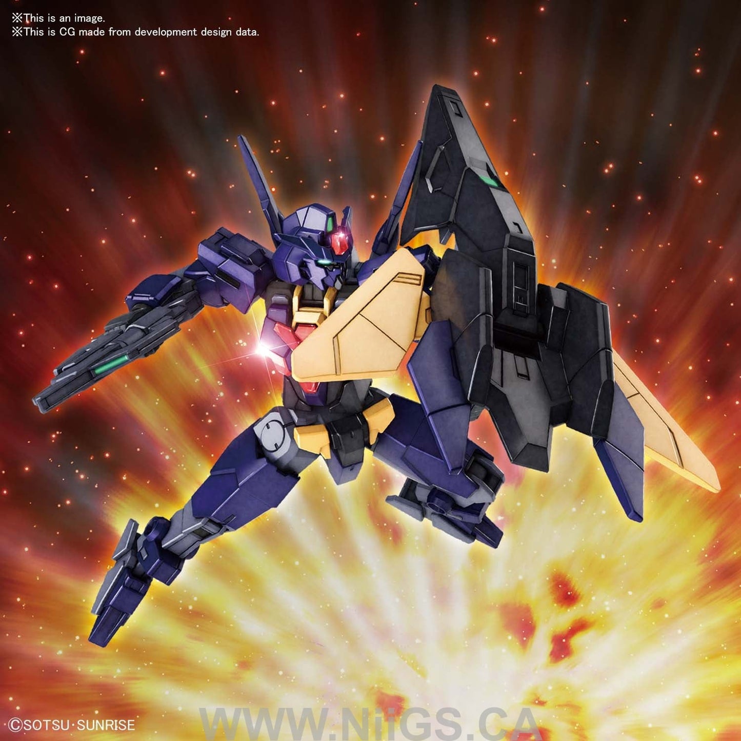 BANDAI Hobby HGBD:R 1/144 CORE GUNDAM II (TITANS COLOR)