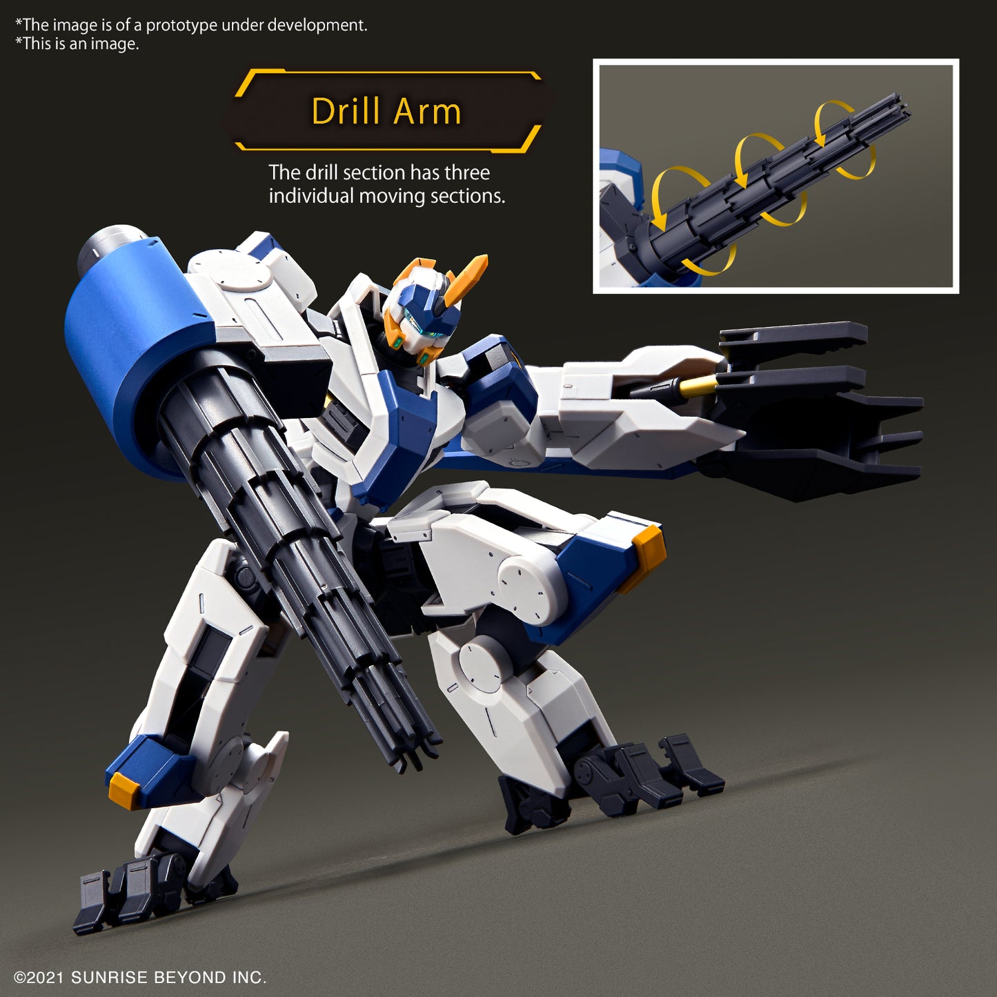 HG 1/72 MAILeS BYAKUCHI (DRILL&CLAW ARM)