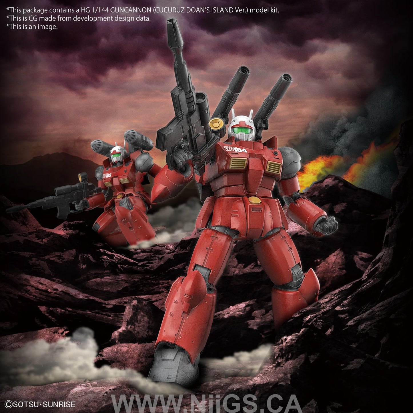 BANDAI HOBBY HGUC 1/144 GUNCANNON (CUCURUZ DOAN’S ISLAND Ver.)
