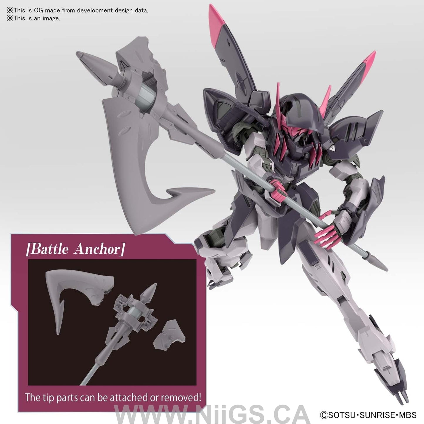 BANDAI HOBBY HG IBO 1/144 GUNDAM GREMORY