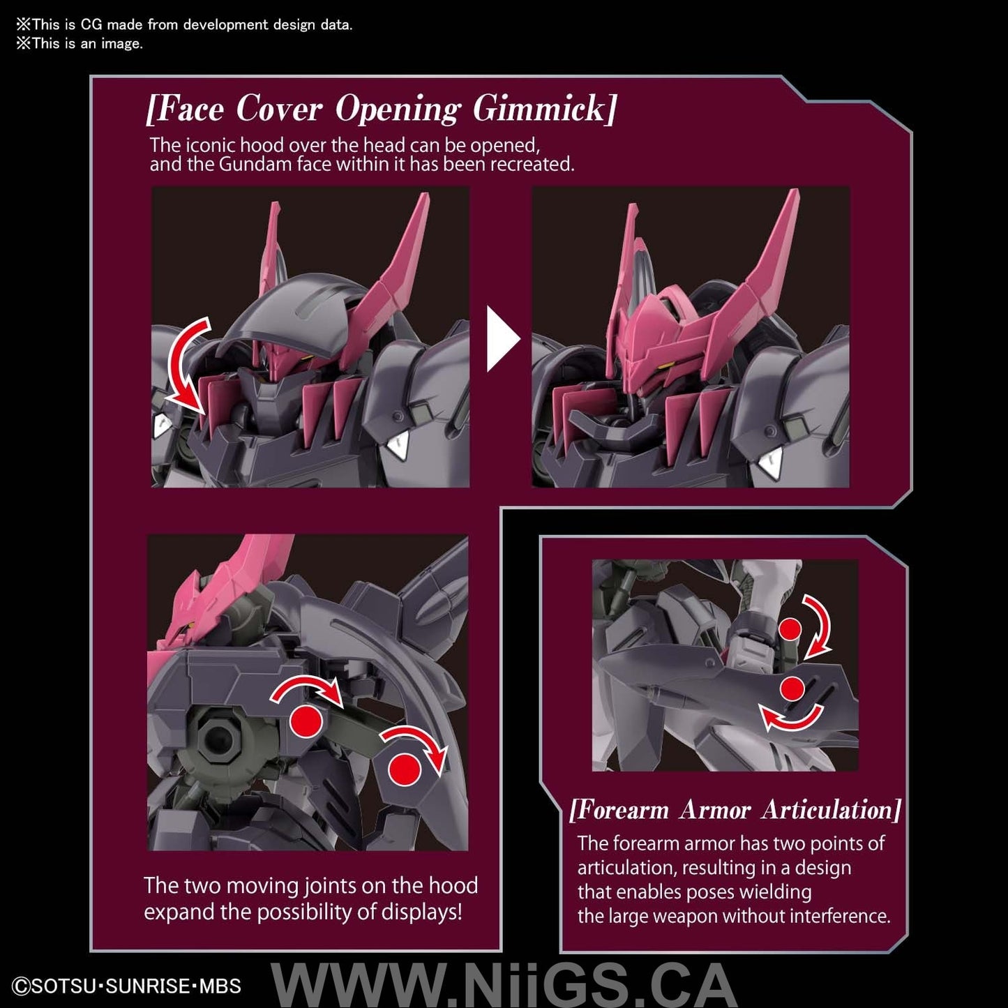 BANDAI HOBBY HG IBO 1/144 GUNDAM GREMORY