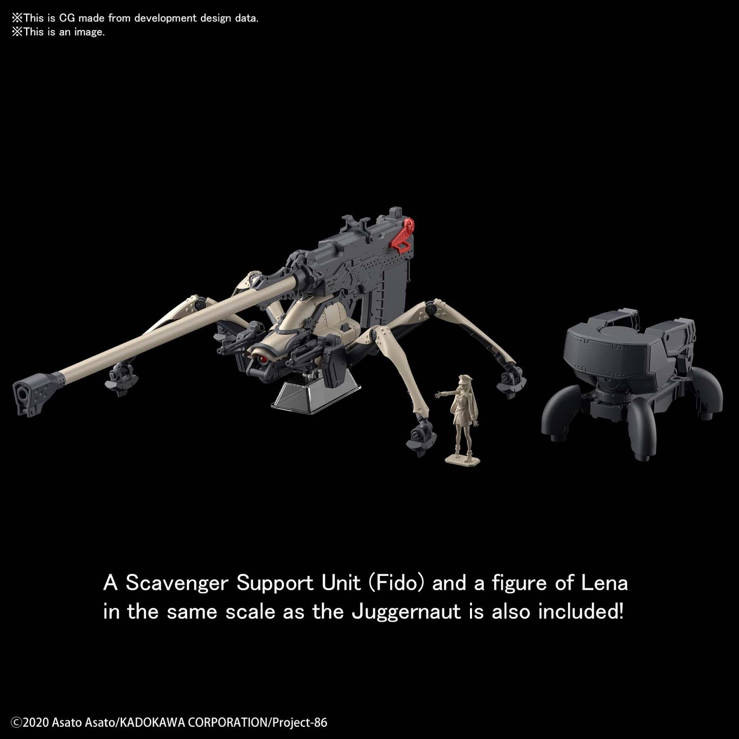 HG 1/48 JUGGERNAUT (LONG RANGE CANNON TYPE)