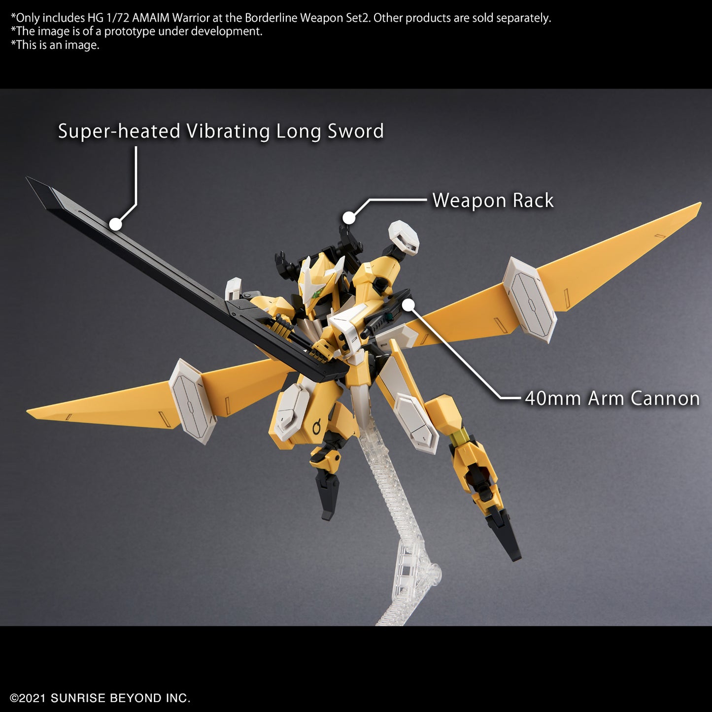 HG 1/72 AMAIM Warrior at the Borderline Weapon Set 2