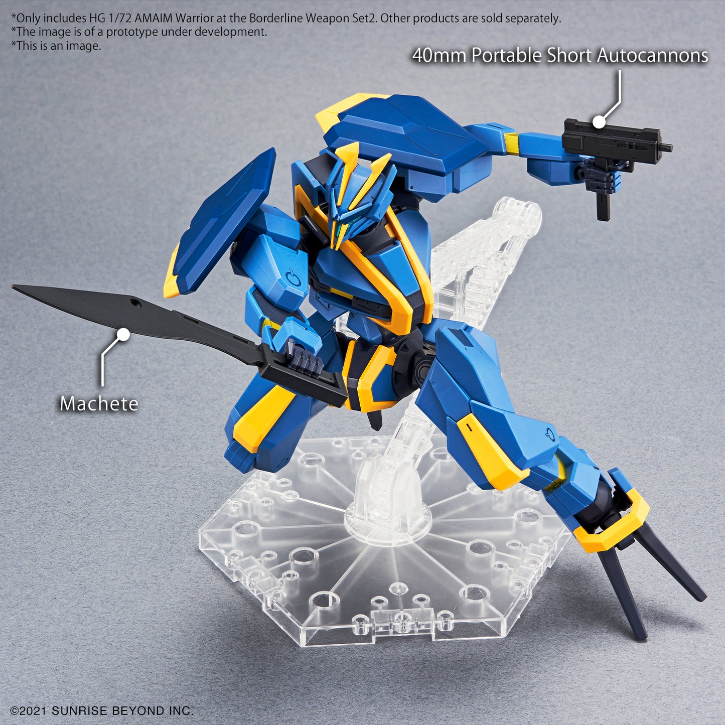 HG 1/72 AMAIM Warrior at the Borderline Weapon Set 2