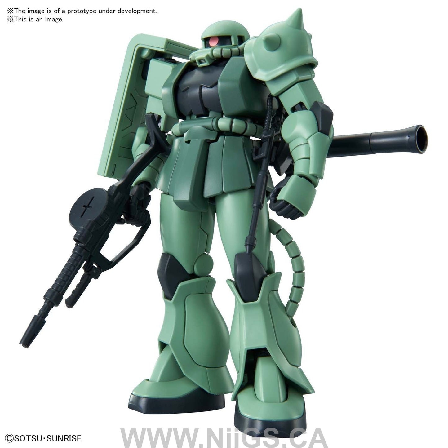 BANDAI Hobby HG 1/144 MS-06 ZAKU II