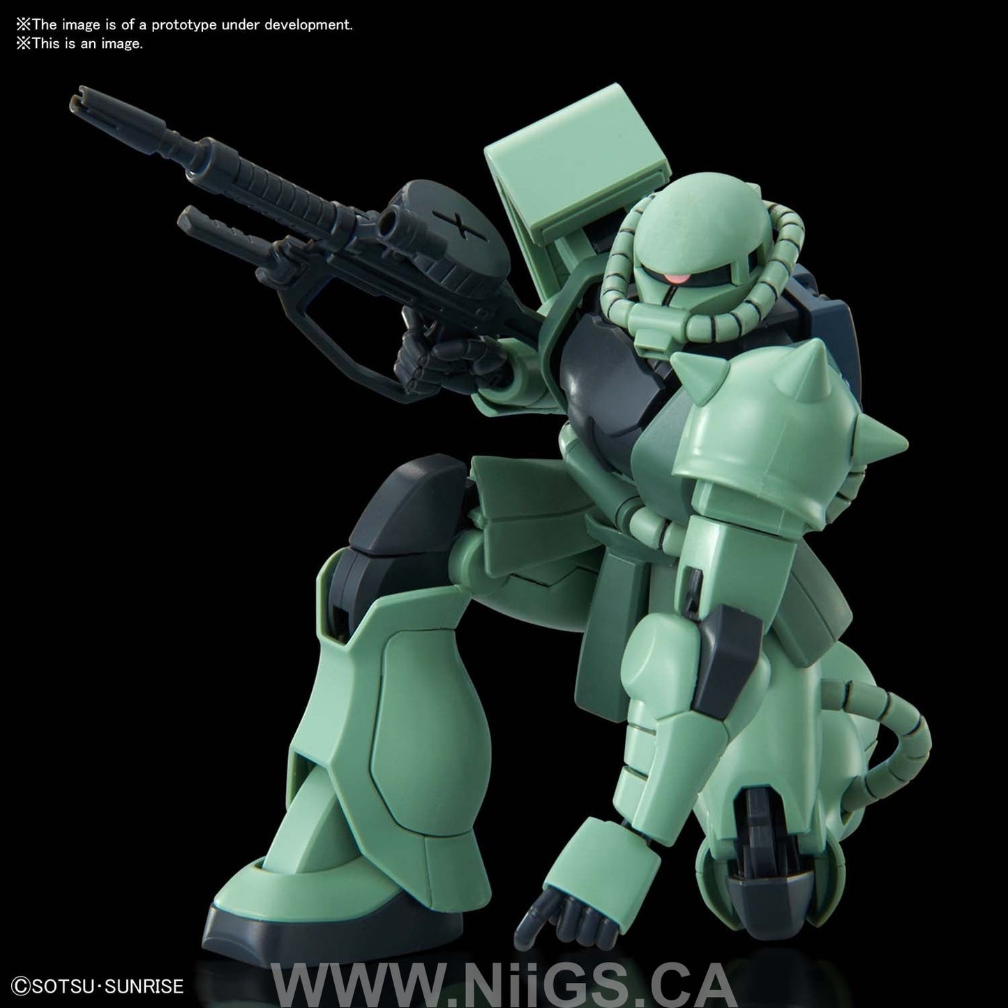 BANDAI Hobby HG 1/144 MS-06 ZAKU II