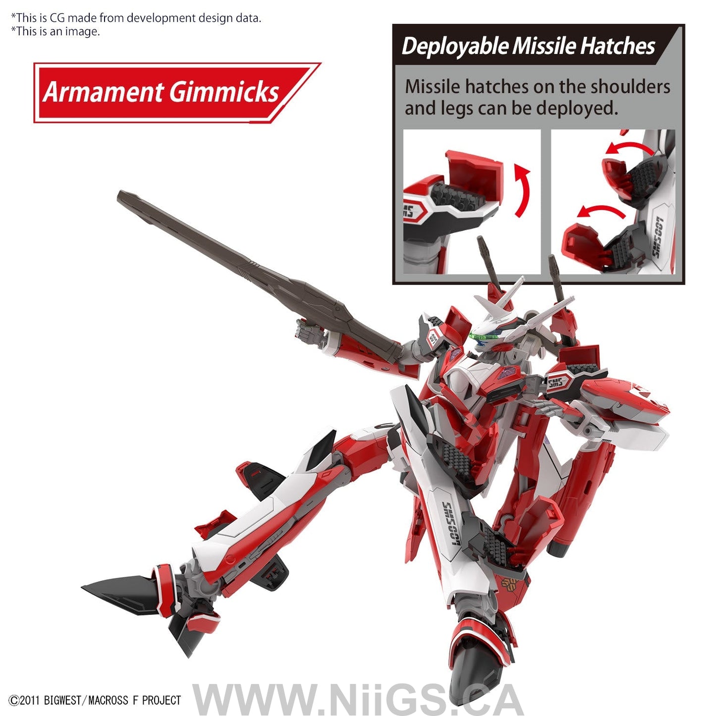 BANDAI HOBBY HG 1/100 YF-29 DURANDAL VALKYRIE (ALTO SAOTOME USE)