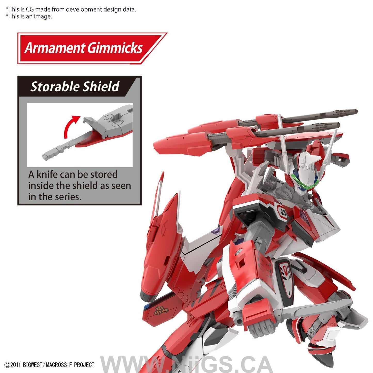 BANDAI HOBBY HG 1/100 YF-29 DURANDAL VALKYRIE (ALTO SAOTOME USE)