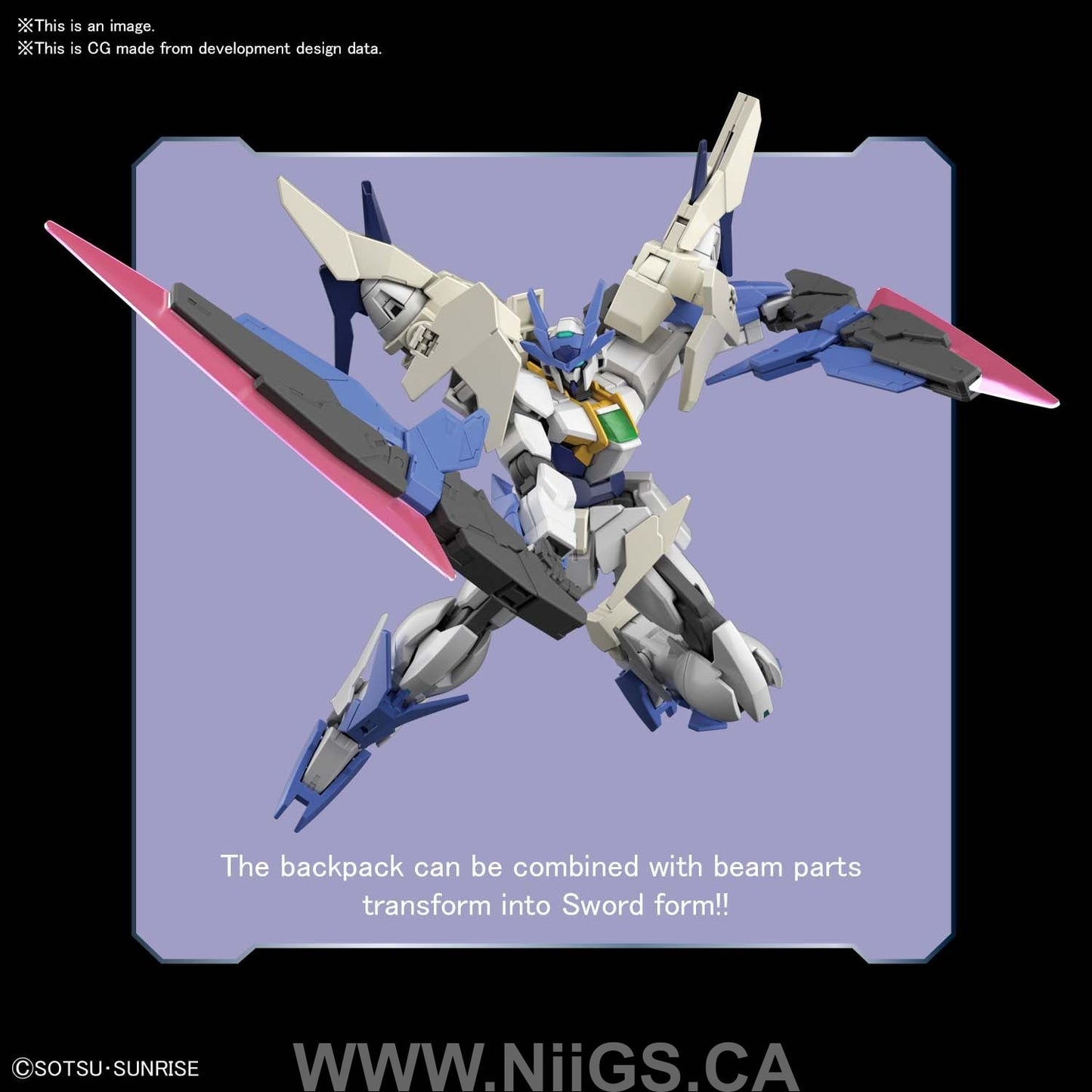 HGBD:R 1/144 Gundam OO SKY MOEBIUS