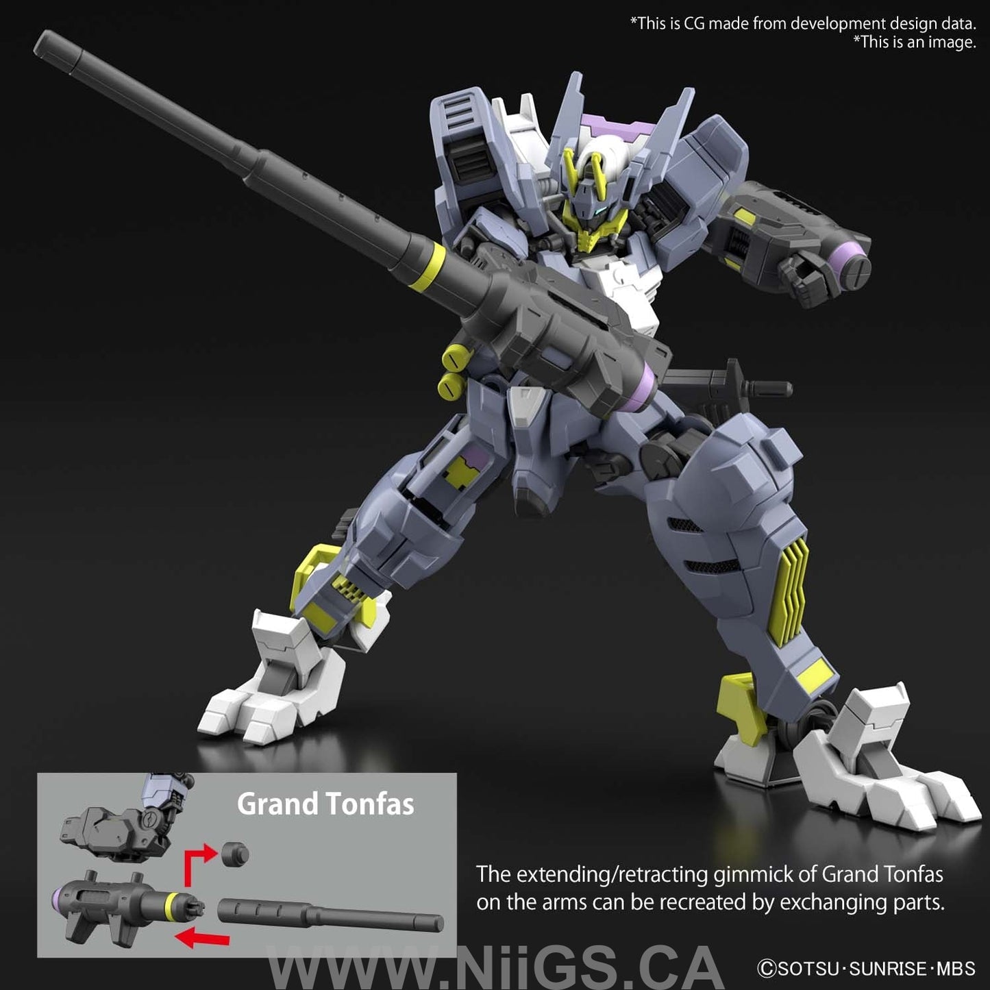 BANDAI HOBBY HG IBO 1/144 GUNDAM ASMODAY