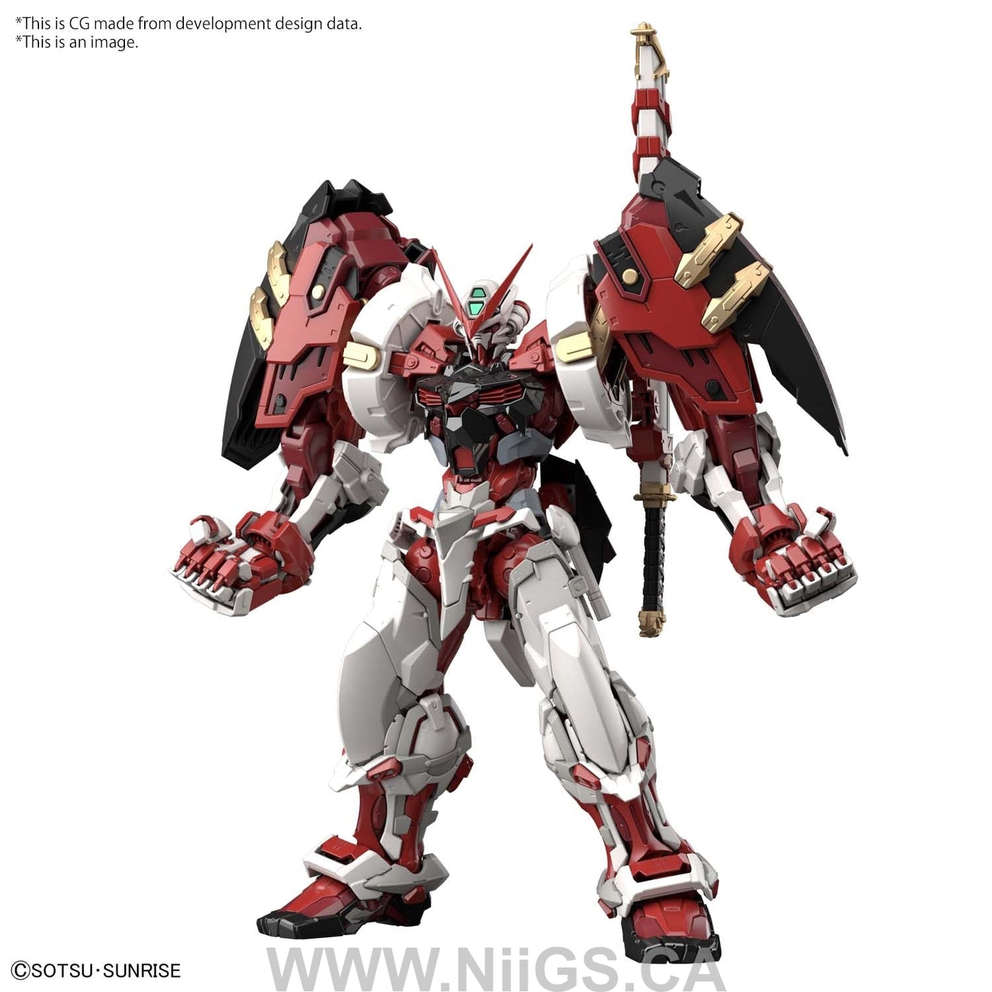 Hi-RESOLUTION MODEL 1/100 GUNDAM ASTRAY RED FRAME POWERED RED