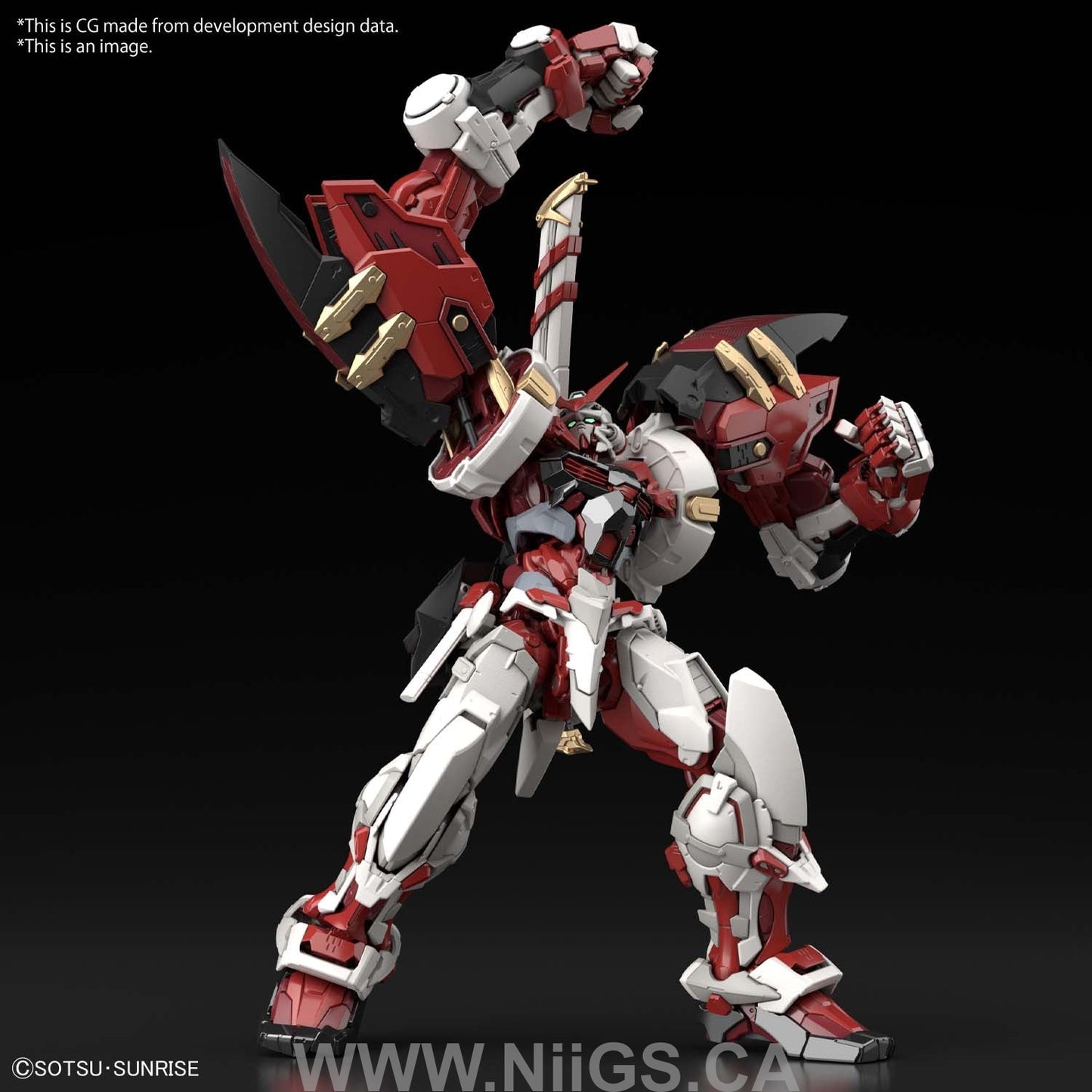 Hi-RESOLUTION MODEL 1/100 GUNDAM ASTRAY RED FRAME POWERED RED