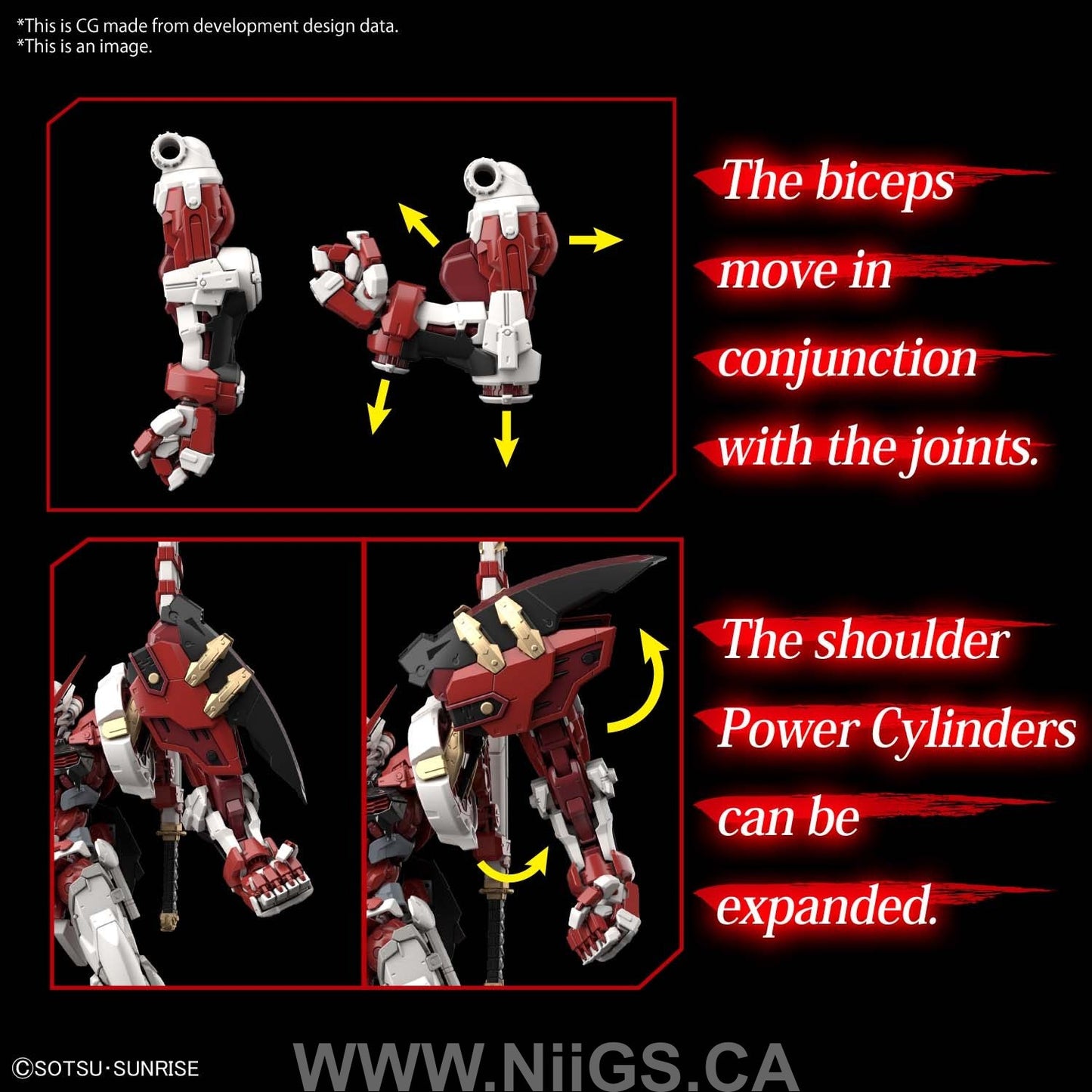 Hi-RESOLUTION MODEL 1/100 GUNDAM ASTRAY RED FRAME POWERED RED